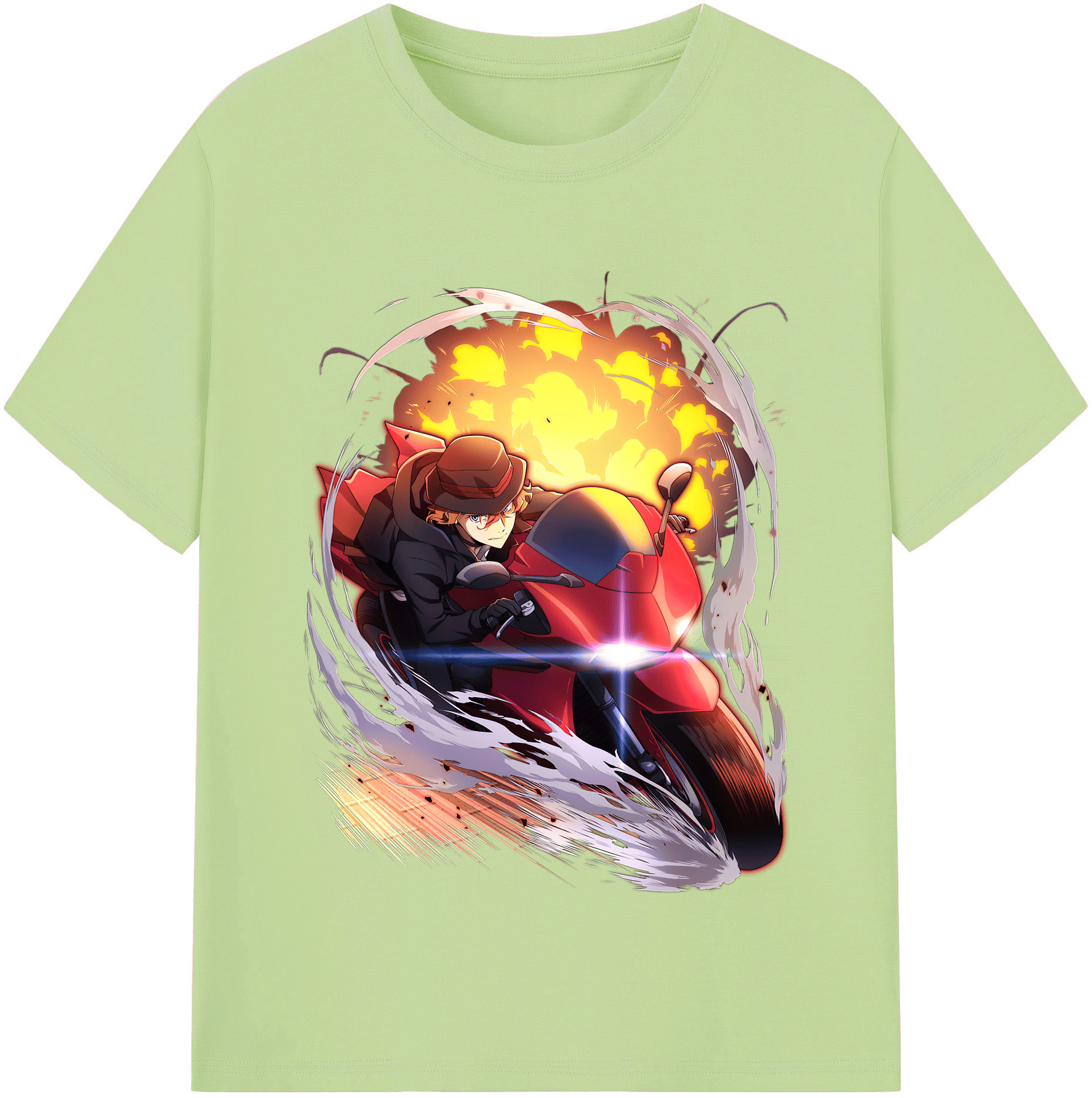 （画像用） 文豪ストレイドッグス Bungo Stray Dogs 綿100％半袖Tシャツ（フロントプリント）